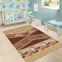 Mughal Empire Motif Unique Area Rug