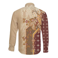 Mughal Empire Motif Unique Long Sleeve Button Shirt