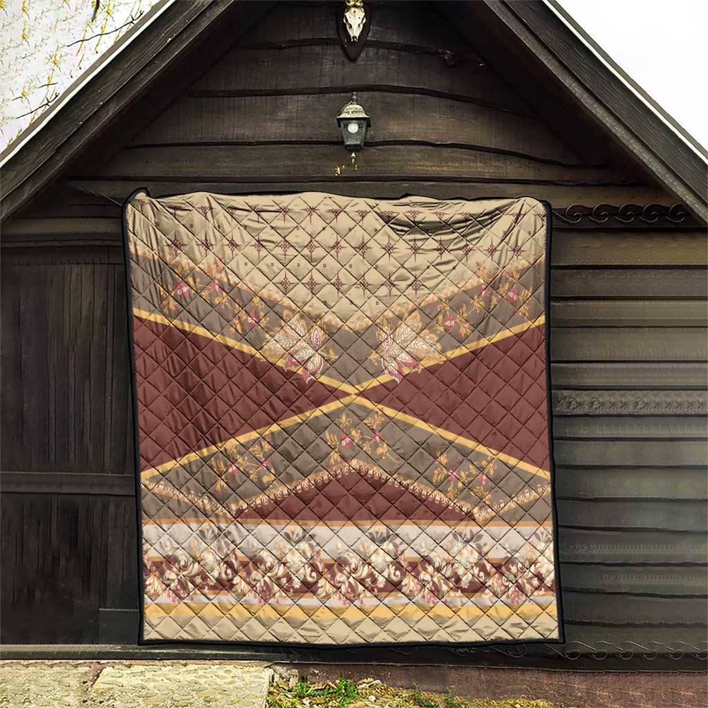 Mughal Empire Motif Unique Quilt