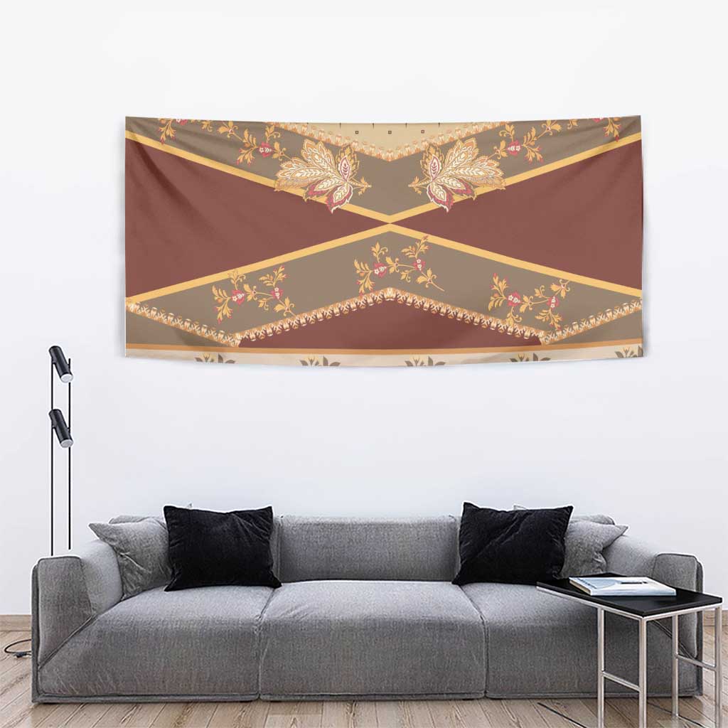Mughal Empire Motif Unique Tapestry