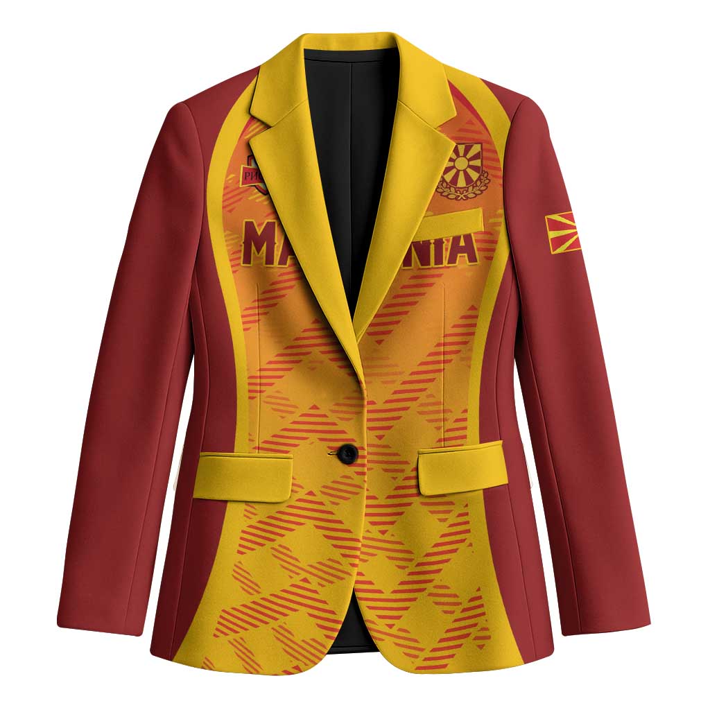 Custom Football 2026 Macedonia Blazer The Red Devils Go Glory