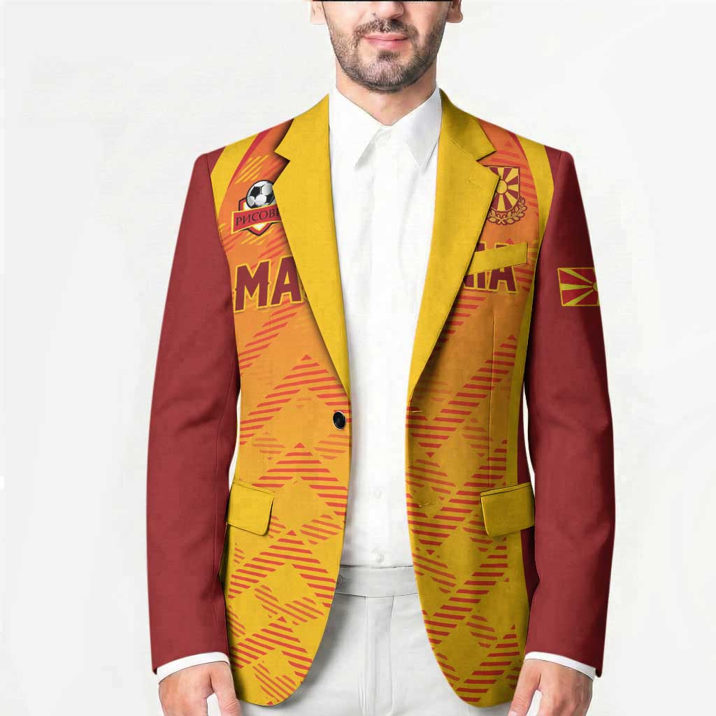 Custom Football 2026 Macedonia Blazer The Red Devils Go Glory