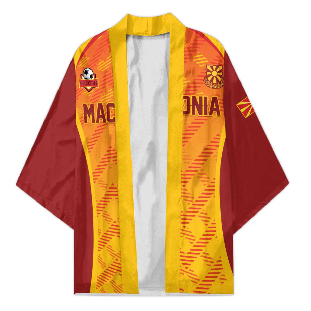 Custom Football 2026 Macedonia Kimono The Red Devils Go Glory
