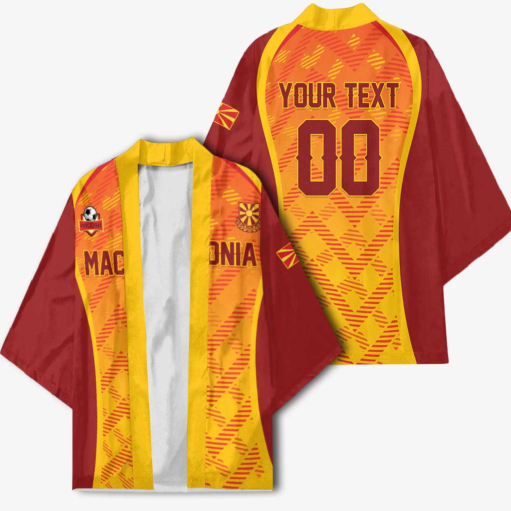 Custom Football 2026 Macedonia Kimono The Red Devils Go Glory