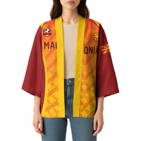 Custom Football 2026 Macedonia Kimono The Red Devils Go Glory