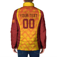 Custom Football 2026 Macedonia Padded Jacket The Red Devils Go Glory