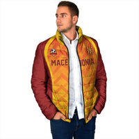 Custom Football 2026 Macedonia Padded Jacket The Red Devils Go Glory