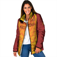 Custom Football 2026 Macedonia Padded Jacket The Red Devils Go Glory