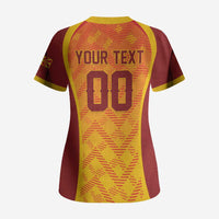 Custom Football 2026 Macedonia Scrub Top The Red Devils Go Glory