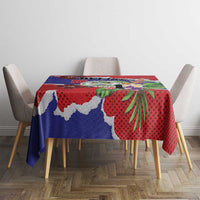 Belize 501 Tropical Black Orchid Tablecloth Grunge Stylized