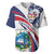 Liberia Independence Day Baseball Jersey July 26 Lion Coat of Arms - Wonder Print Shop