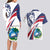 Liberia Independence Day Couples Matching Long Sleeve Bodycon Dress and Hawaiian Shirt July 26 Lion Coat of Arms - Wonder Print Shop