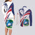 Liberia Independence Day Couples Matching Long Sleeve Bodycon Dress and Long Sleeve Button Shirt July 26 Lion Coat of Arms - Wonder Print Shop