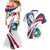 Liberia Independence Day Couples Matching Mermaid Dress and Hawaiian Shirt July 26 Lion Coat of Arms - Wonder Print Shop