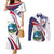 Liberia Independence Day Couples Matching Mermaid Dress and Long Sleeve Button Shirt July 26 Lion Coat of Arms