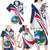 Liberia Independence Day Family Matching Long Sleeve Bodycon Dress and Hawaiian Shirt July 26 Lion Coat of Arms - Wonder Print Shop