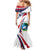 Liberia Independence Day Family Matching Mermaid Dress and Hawaiian Shirt July 26 Lion Coat of Arms - Wonder Print Shop