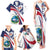 Liberia Independence Day Family Matching Tank Maxi Dress and Hawaiian Shirt July 26 Lion Coat of Arms - Wonder Print Shop