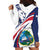 Liberia Independence Day Hoodie Dress July 26 Lion Coat of Arms - Wonder Print Shop