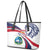 Liberia Independence Day Leather Tote Bag July 26 Lion Coat of Arms - Wonder Print Shop