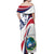 Liberia Independence Day Off Shoulder Maxi Dress July 26 Lion Coat of Arms - Wonder Print Shop