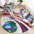 Liberia Independence Day Round Carpet July 26 Lion Coat of Arms