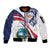 Liberia Independence Day Sleeve Zip Bomber Jacket July 26 Lion Coat of Arms - Wonder Print Shop