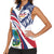 Liberia Independence Day Women Sleeveless Polo Shirt July 26 Lion Coat of Arms - Wonder Print Shop