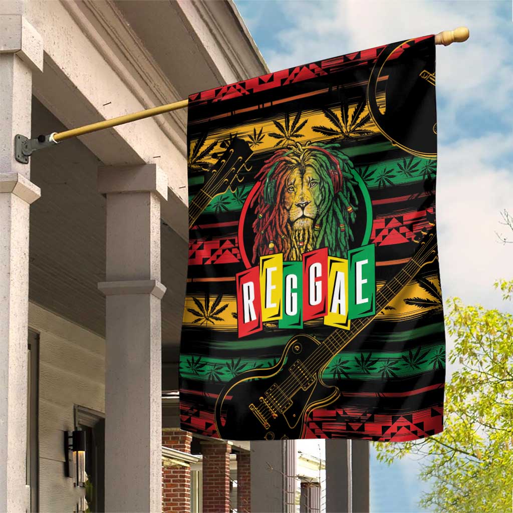 International Reggae Day Garden Flag Rastafarian Lion Legend of Reggae - Wonder Print Shop