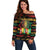 International Reggae Day Off Shoulder Sweater Rastafarian Lion Legend of Reggae - Wonder Print Shop