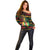 International Reggae Day Off Shoulder Sweater Rastafarian Lion Legend of Reggae - Wonder Print Shop