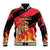 Custom Belgium 2024 Football Baseball Jacket Go De Rode Duivels - Wonder Print Shop