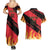 Custom Belgium 2024 Football Couples Matching Summer Maxi Dress and Hawaiian Shirt Go De Rode Duivels - Wonder Print Shop