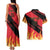 Custom Belgium 2024 Football Couples Matching Tank Maxi Dress and Hawaiian Shirt Go De Rode Duivels - Wonder Print Shop