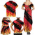 Custom Belgium 2024 Football Family Matching Summer Maxi Dress and Hawaiian Shirt Go De Rode Duivels - Wonder Print Shop