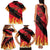 Custom Belgium 2024 Football Family Matching Tank Maxi Dress and Hawaiian Shirt Go De Rode Duivels - Wonder Print Shop