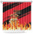 Belgium 2024 Football Shower Curtain Go De Rode Duivels