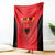 Albania 2024 Football Blanket Come On Kuqezinjte