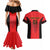 Custom Albania 2024 Football Couples Matching Mermaid Dress and Hawaiian Shirt Come On Kuqezinjte - Wonder Print Shop