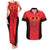 Custom Albania 2024 Football Couples Matching Tank Maxi Dress and Hawaiian Shirt Come On Kuqezinjte - Wonder Print Shop