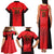 Custom Albania 2024 Football Family Matching Tank Maxi Dress and Hawaiian Shirt Come On Kuqezinjte - Wonder Print Shop