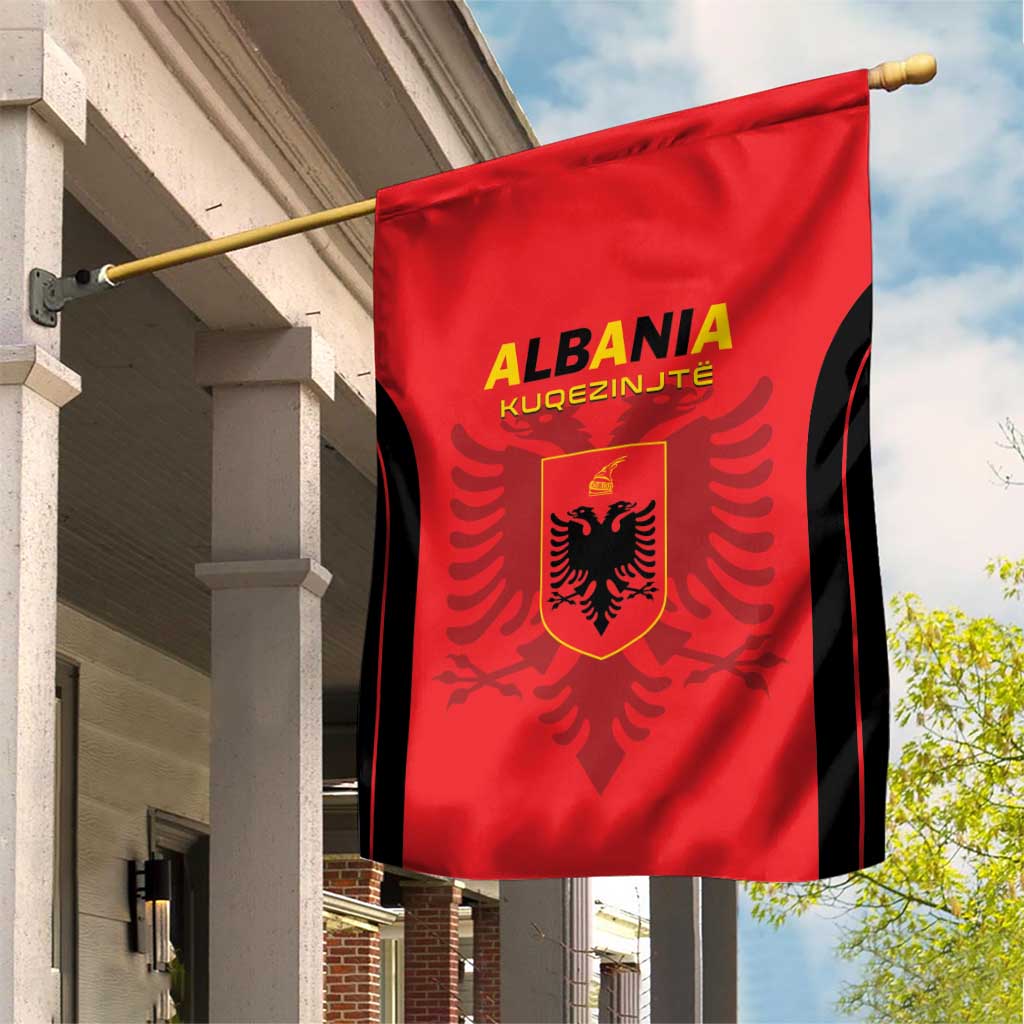 Albania 2024 Football Garden Flag Come On Kuqezinjte - Wonder Print Shop