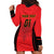 Custom Albania 2024 Football Hoodie Dress Come On Kuqezinjte - Wonder Print Shop