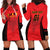 Custom Albania 2024 Football Hoodie Dress Come On Kuqezinjte - Wonder Print Shop