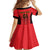 Custom Albania 2024 Football Kid Short Sleeve Dress Come On Kuqezinjte - Wonder Print Shop