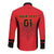 Custom Albania 2024 Football Long Sleeve Button Shirt Come On Kuqezinjte - Wonder Print Shop