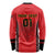 Custom Albania 2024 Football Long Sleeve Shirt Come On Kuqezinjte - Wonder Print Shop