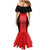 Custom Albania 2024 Football Mermaid Dress Come On Kuqezinjte - Wonder Print Shop