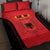 Albania 2024 Football Quilt Bed Set Come On Kuqezinjte - Wonder Print Shop