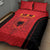 Albania 2024 Football Quilt Bed Set Come On Kuqezinjte - Wonder Print Shop